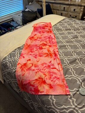 Floral Pink-Red Women’s dress